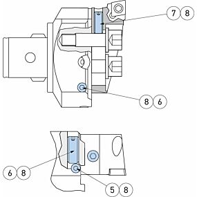 TW Aufbohrköpfe, Serie 315